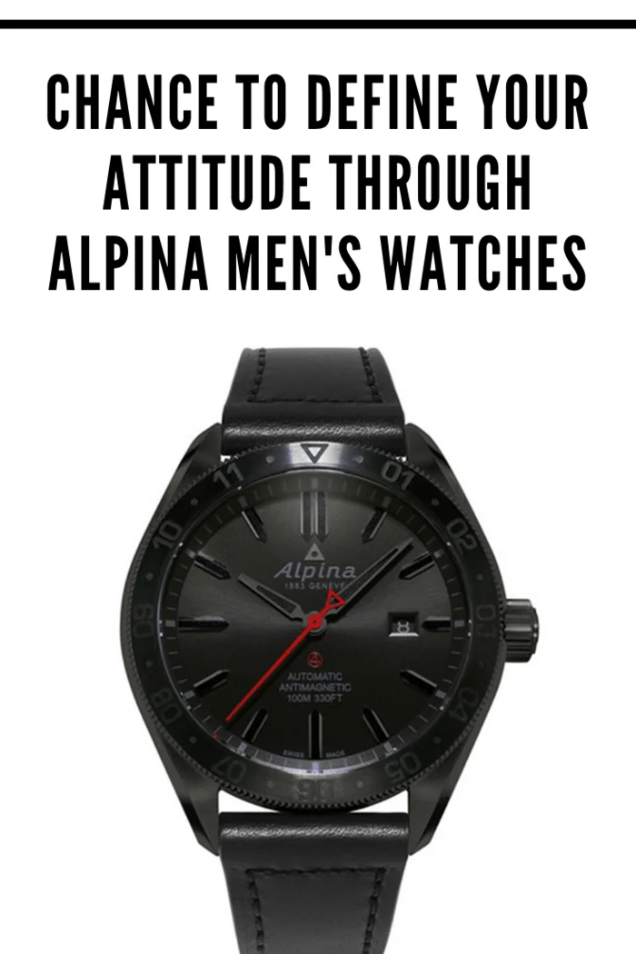 Nowadays, one of the most popular boutique men's accessories is Alpina Men's watches with their massive collection of inexpensive watches either online or at the retail stores.