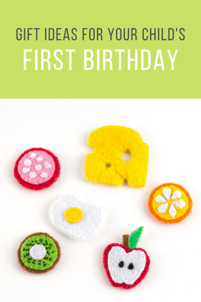 Gift Ideas for Your Child's First Birthday: Felt food Toys could be an exciting gift for your toddler and help you in feeding them better