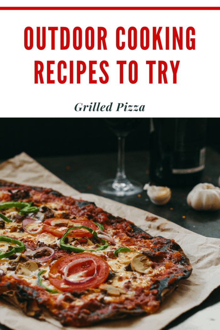grilled homemade pizza