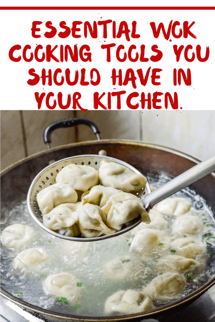 A Wok strainer/spider is also important to maintain food crispiness especially when you do deep fry food and you want to remove it from hot oil