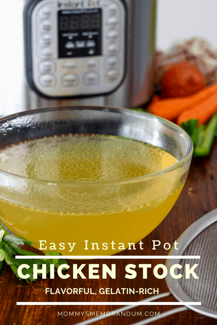 This Instant Pot Chicken Stock 