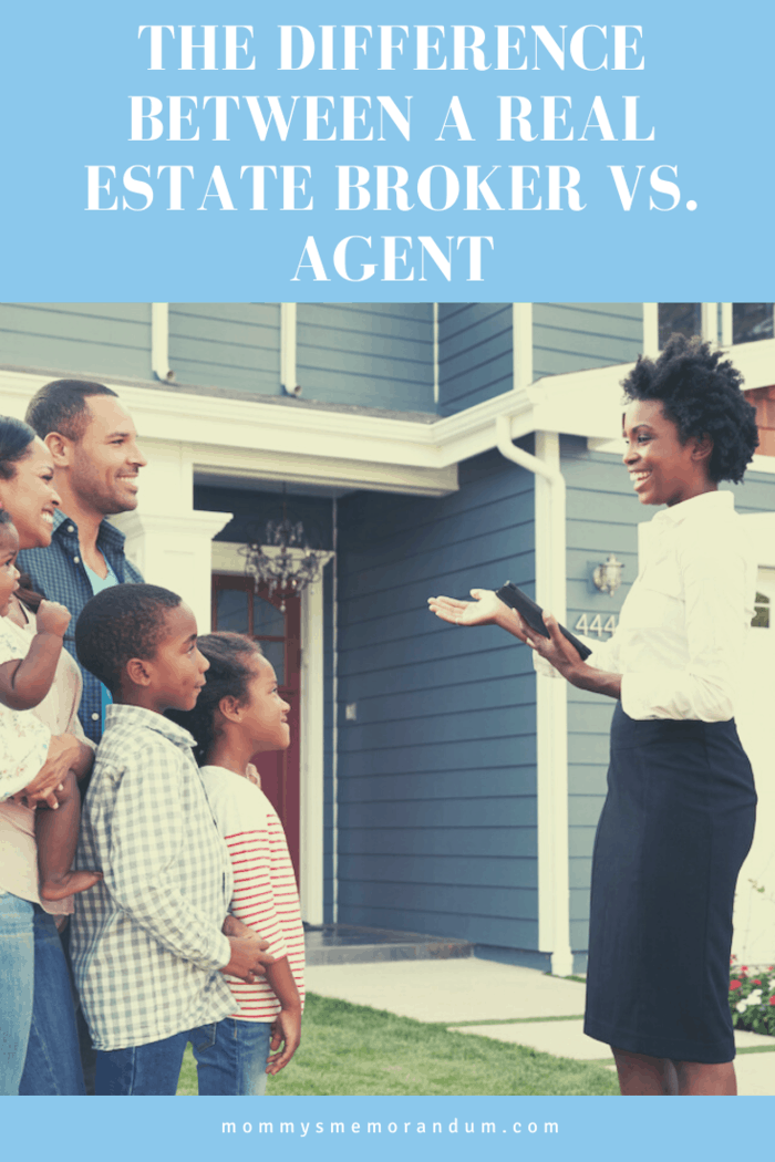 is a real estate broker and agent the same thing