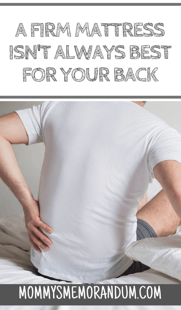 Before you choose a firm mattress, you should think twice, especially if you have frequent low back pain. If so, the best option for you is a medium-firm mattress.