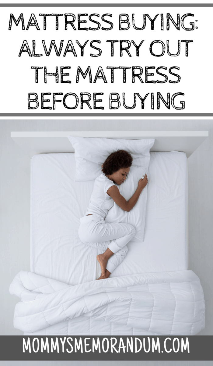 Although this may be a bit funny for some buyers, it actually helps you choose the best mattress if you give it a try before purchasing it.