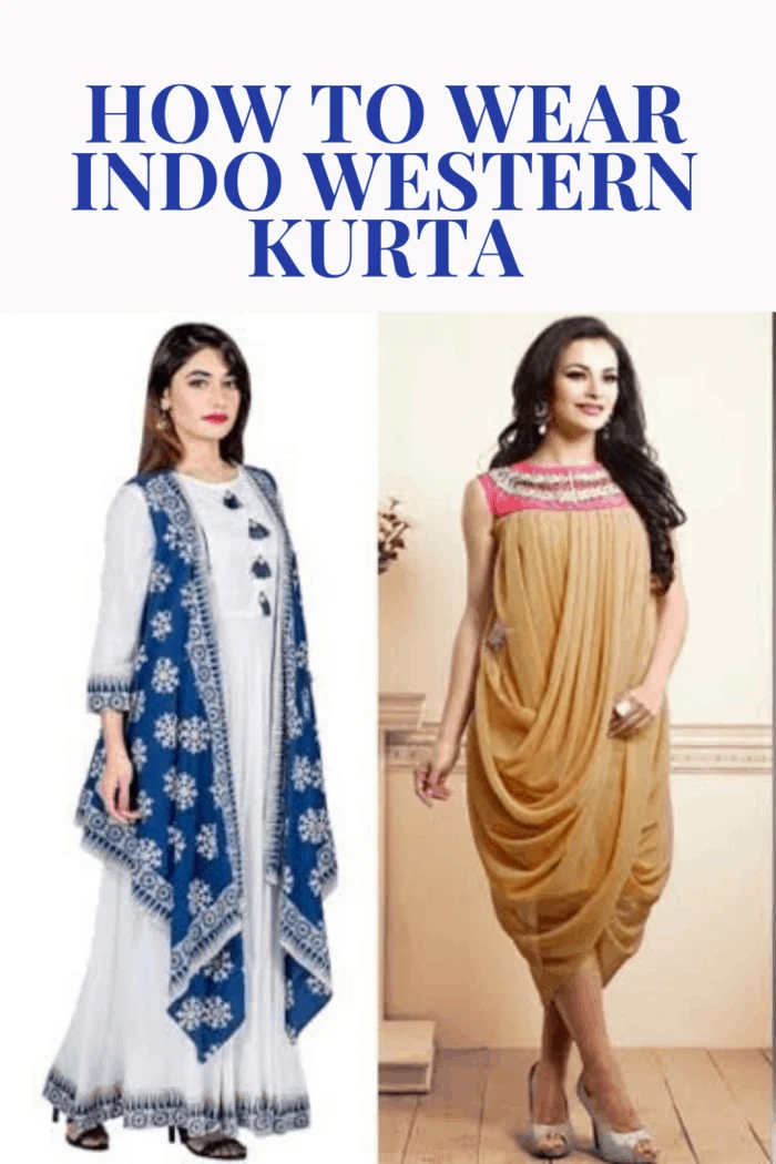 Indo western Kurtis can be short or longer and will work well for all body types. The footwear choices on offer range from bellies and boots to sandals and sneakers.