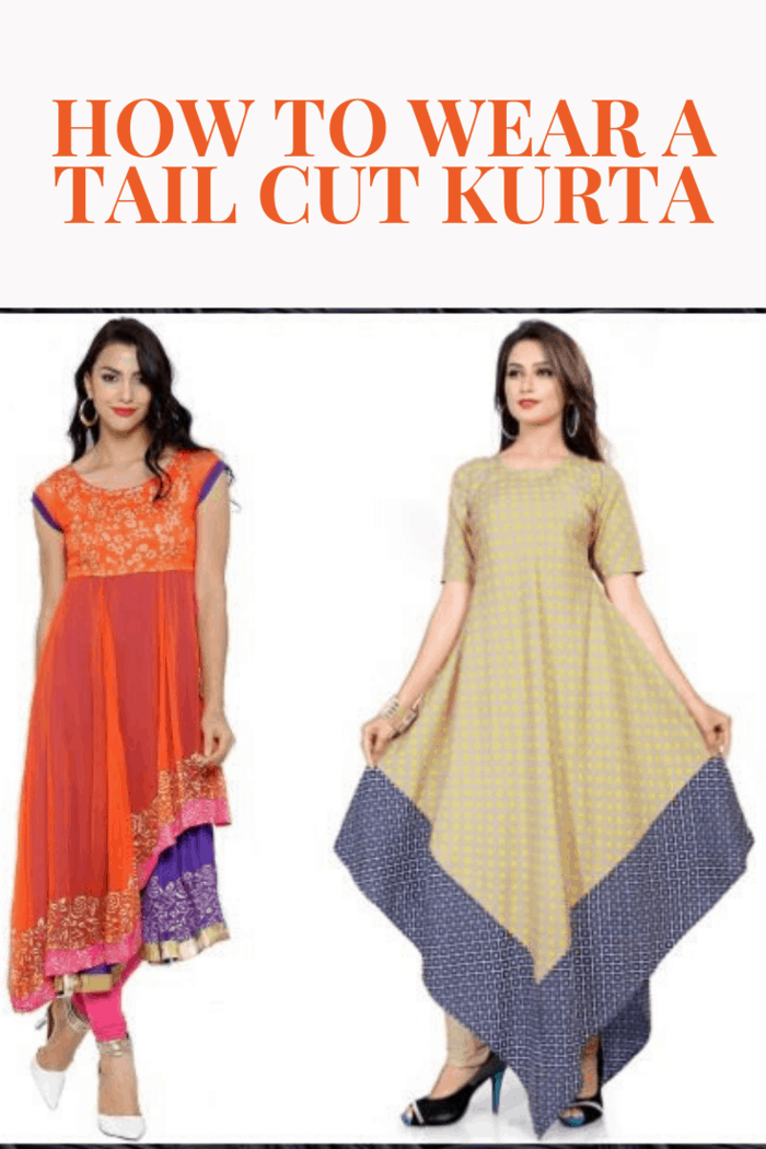 The layered design of a tail cut Kurti makes it ideal for informal occasions; the trendy Kurti style offers a tail-like effect with your asymmetrical Kurti slanting downwards and outwards.