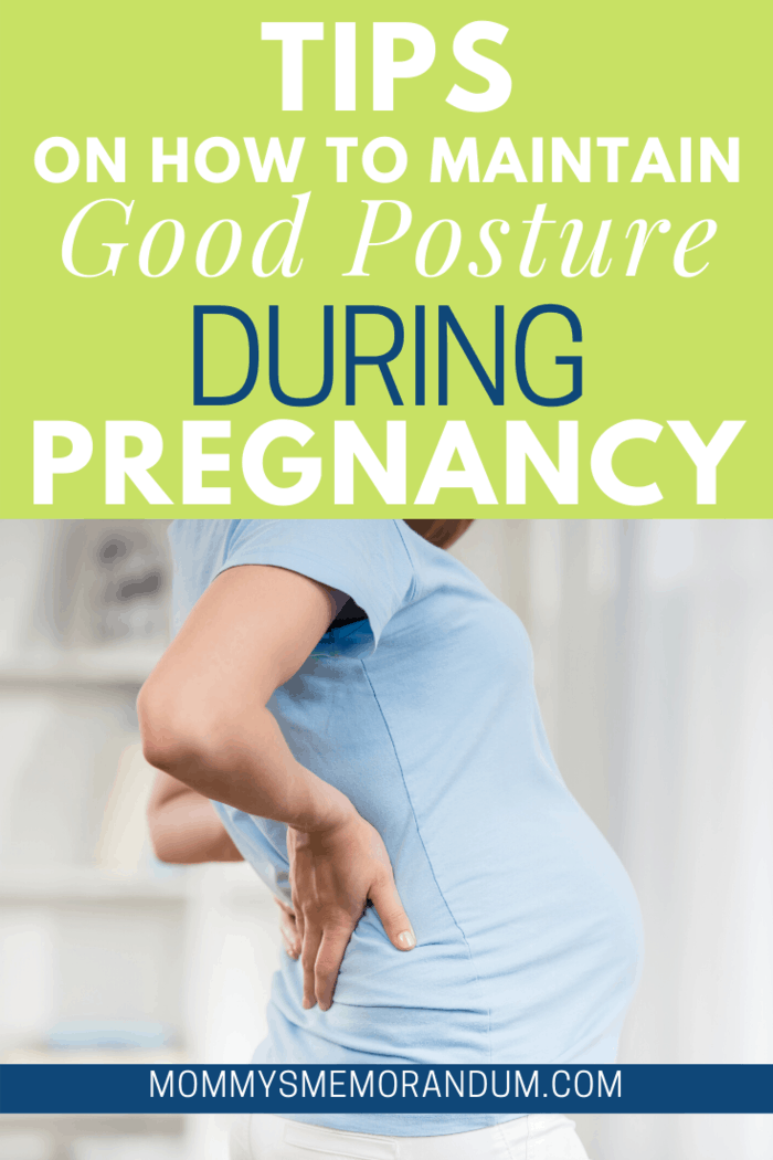 The points below will help you learn how to maintain good posture throughout your pregnancy.