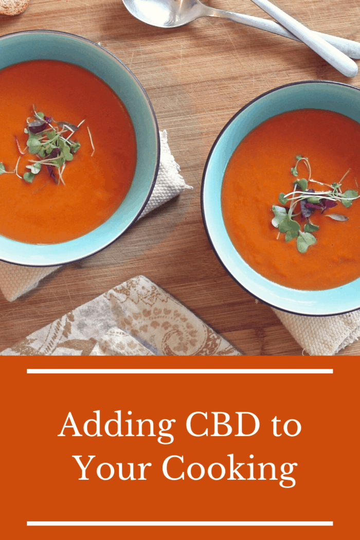 A great way to add your CBD tincture is in a soup or a sauce because it makes sure that every bite offers a little bit of CBD without having the CBD overwhelm the food’s taste.