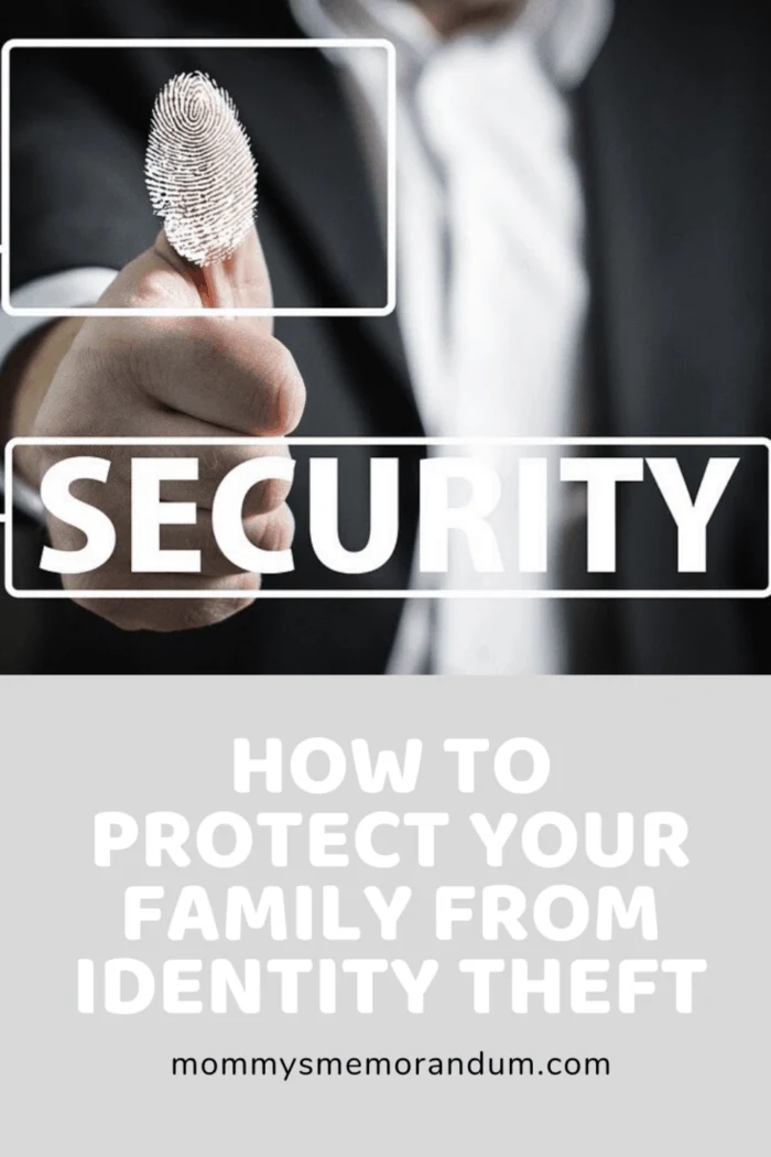 man in suit putting thumb on fingerprint with SECURITY written in front of him