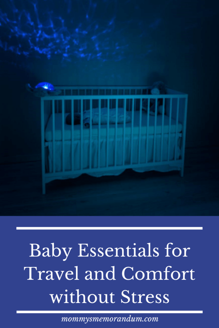 A travel baby cot is safe and clean