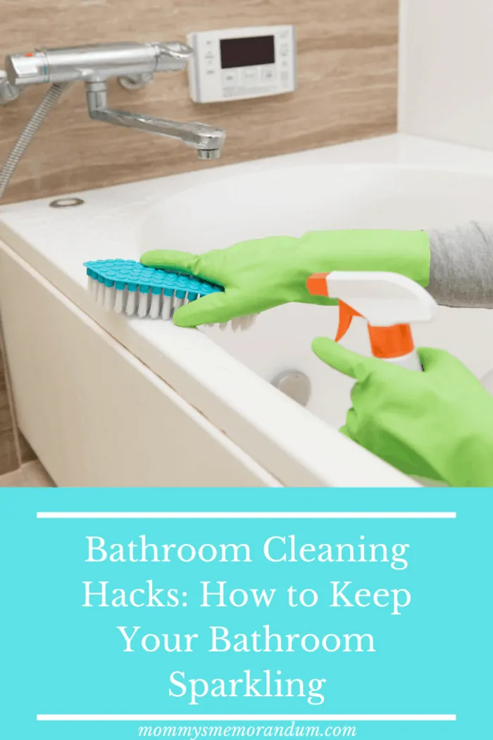 It seems simple enough but wiping down your bathroom counter each day will save a lot of work later on.
