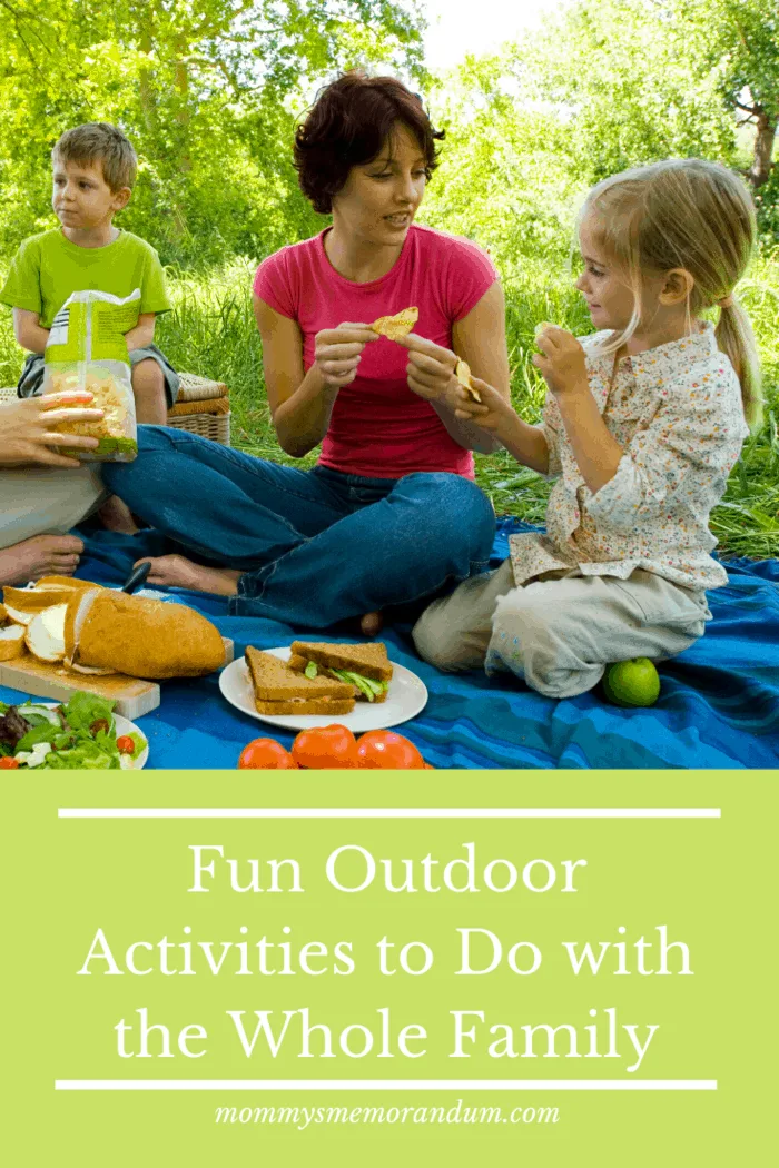 fun outdoor activities to do with the family: Have a picnic