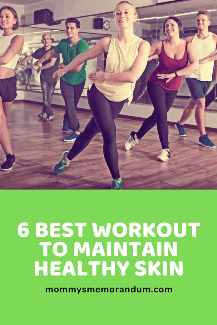 zumba is one of the best workout to maintain healthy skin