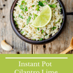 A wildly popular dish at Chipotle restaurants this Instant Pot cilantro-lime rice is easy to make at home, and it’s as quick as it is tasty.