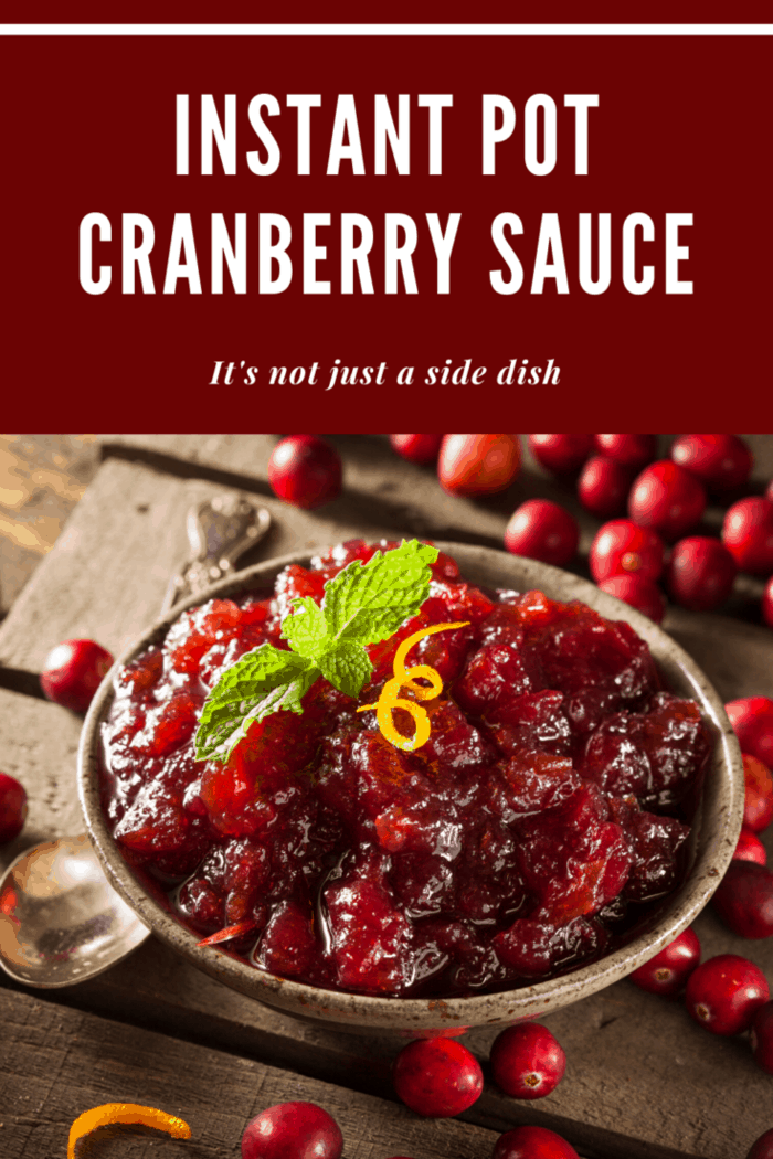 This Instant Pot Cranberry Sauce recipe is beautiful to serve and the taste is one you'll guests will want again and again.