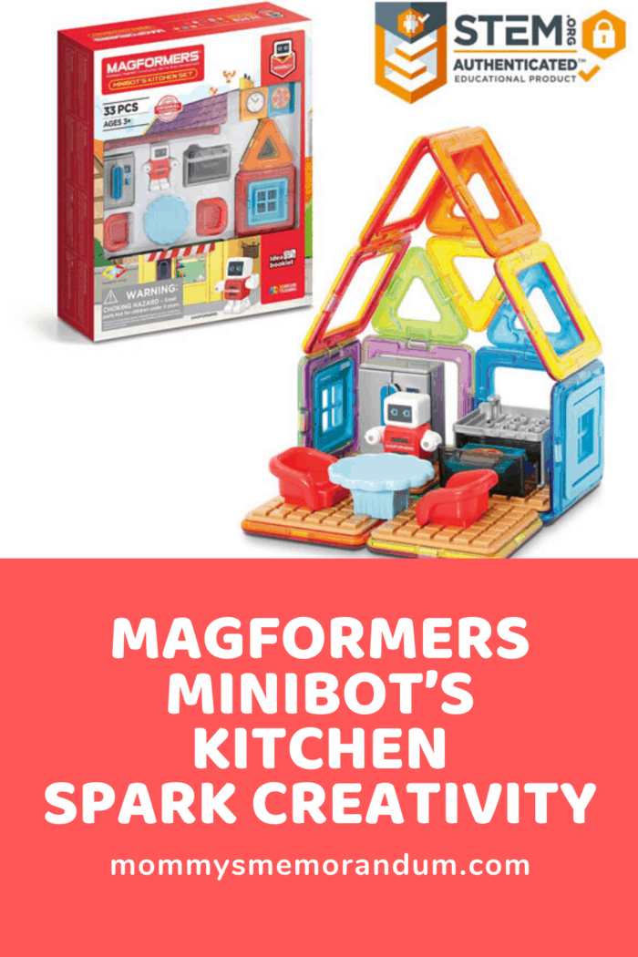 The Magformers – Minibot’s Kitchen does all this at home and on the go.