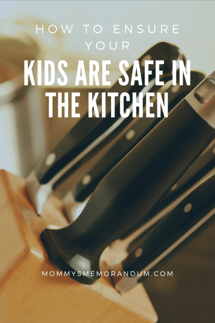 You do not want your kids to play with knives in the kitchen and end up getting cuts.