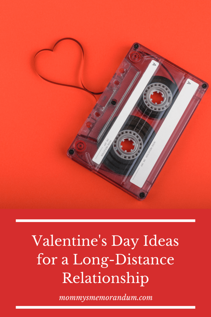 mix tape cassette for someone you love with tape pulled out and shaped like a heart