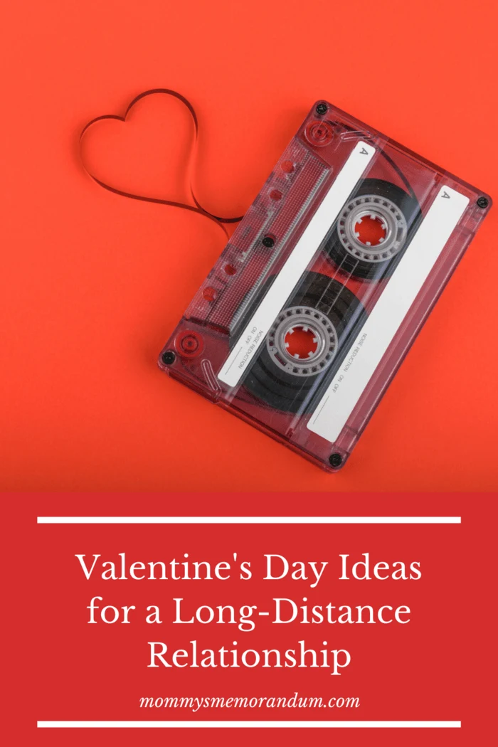 mix tape cassette for someone you love with tape pulled out and shaped like a heart