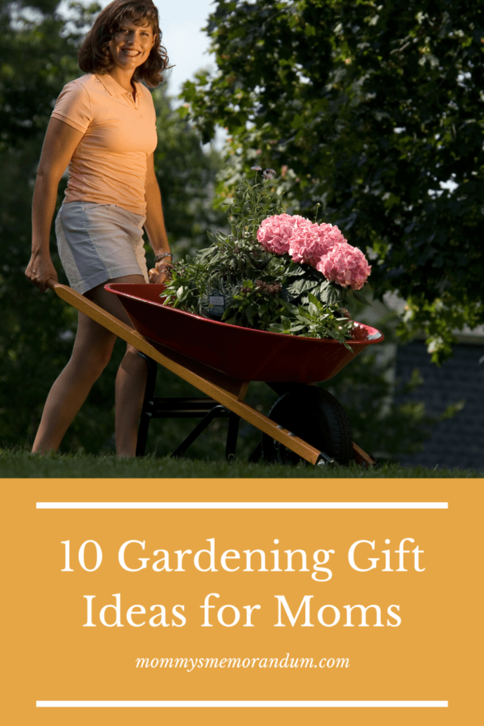 Gardening Gift Ideas: Gardening can be hard work and a wheelbarrow is designed to relieve some of that tough work when you aren’t around to lend her a helping hand.