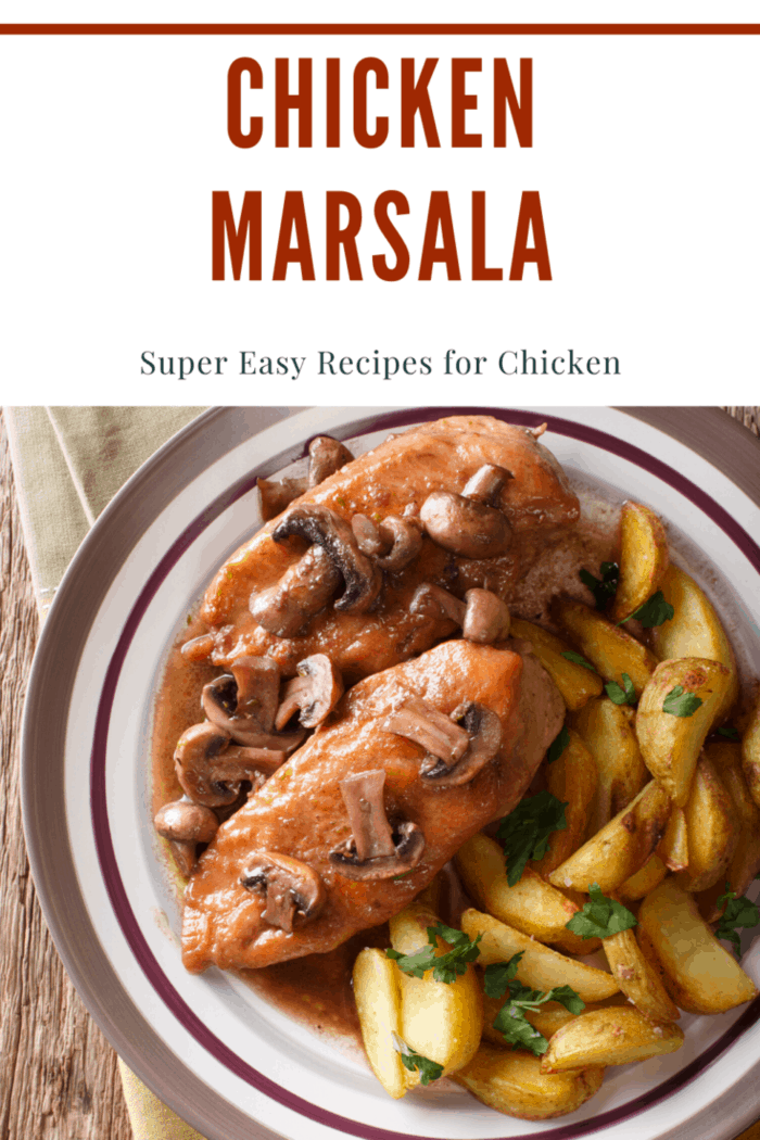 The Chicken Marsala is one of the main recipes most people reach for when they want a delicious chicken dish or in a hurry.