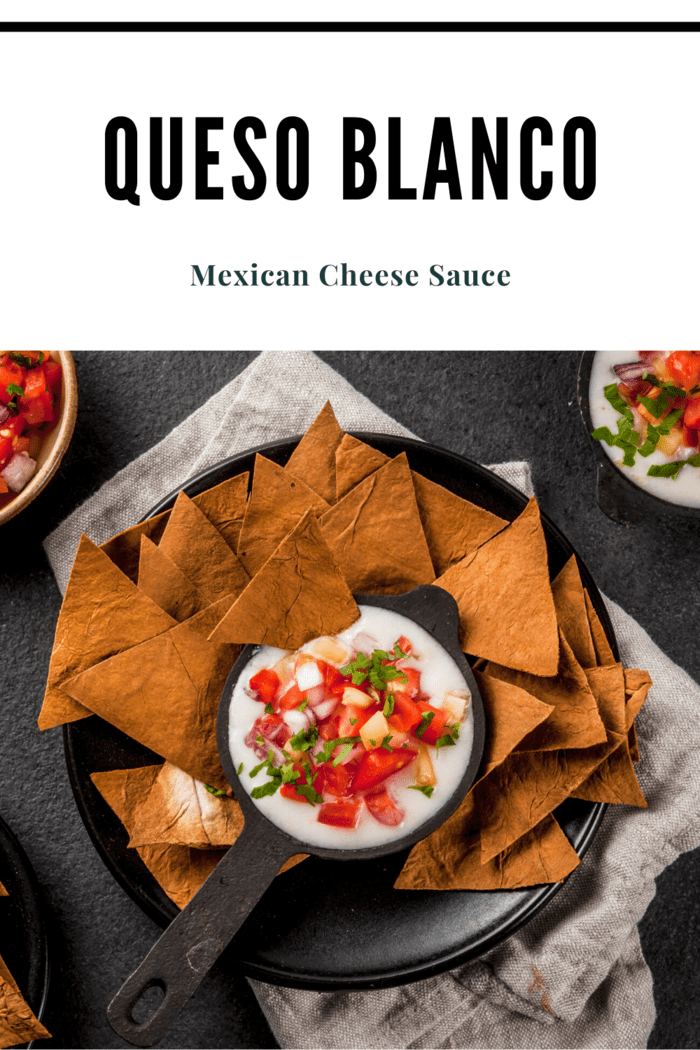 This white Mexican cheese sauce recipe is normally similar to the white cheese dips served in many Mexican restaurants. 