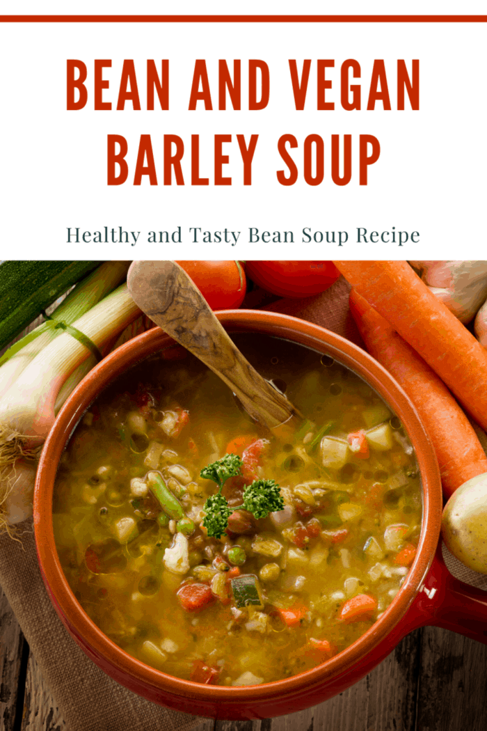This barley and bean soup is a natural cholesterol-free meal and will not clog any of your arteries like barley and beef soup.