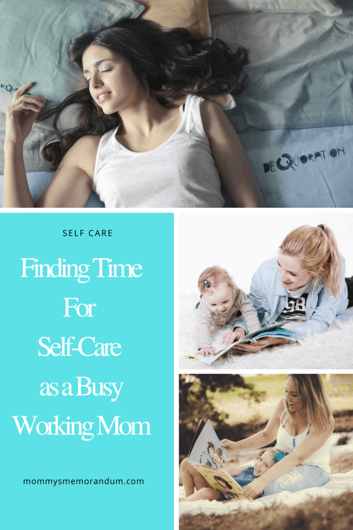 If you can, involve your children in some of your self-care.