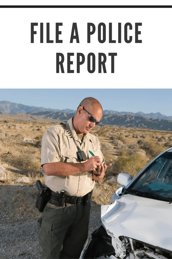 Even if you're familiar with your own state's laws, it's likely that you'll be in another during a family road trip, so it cannot be overstated how important it is to file a report with the police.