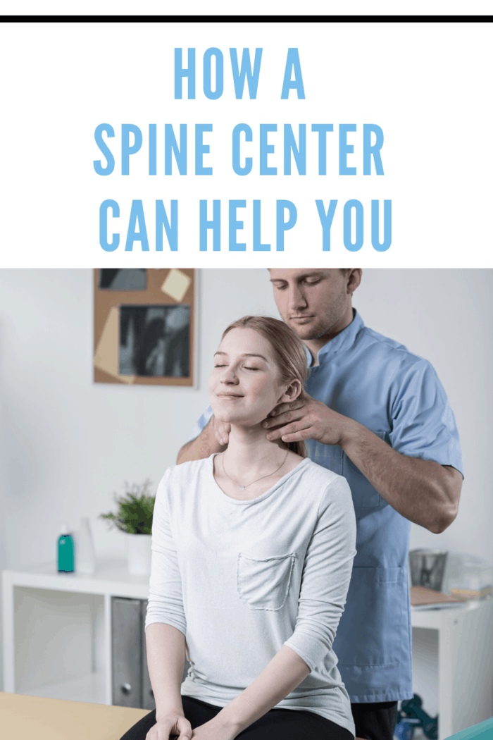 person being treated at spine center