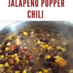 pressure cooker jalapeno popper chili.