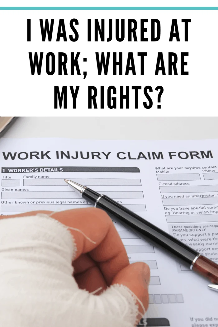 If you've recently been injured at work, while working, there's one question you should be asking, What are my rights? These are your legal rights.