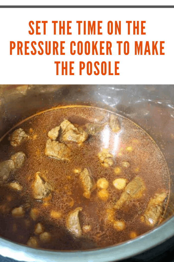 Change your pot setting to meat/stew and cook for 40 mins.