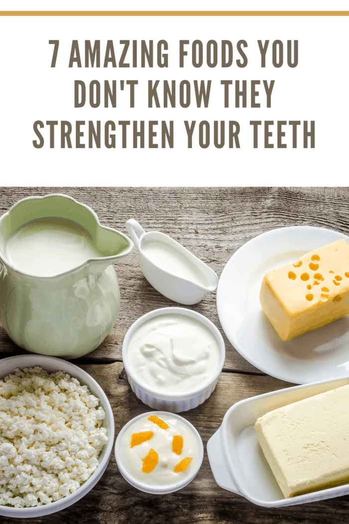 strengthen teeth with dairy