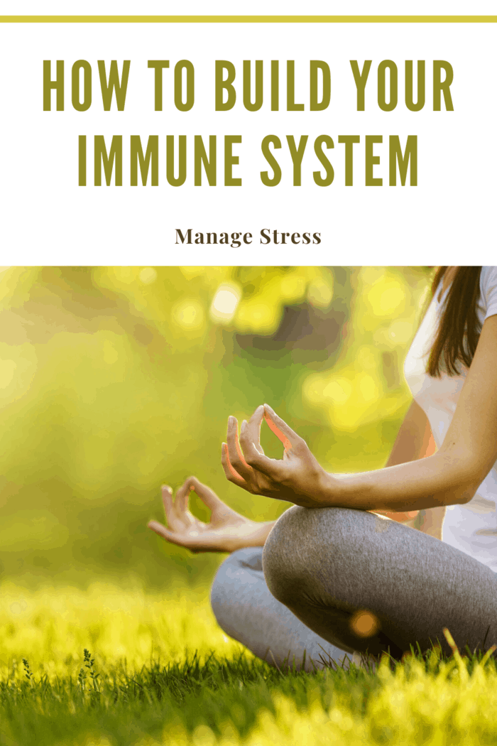 practice releasing stress to build your immune system