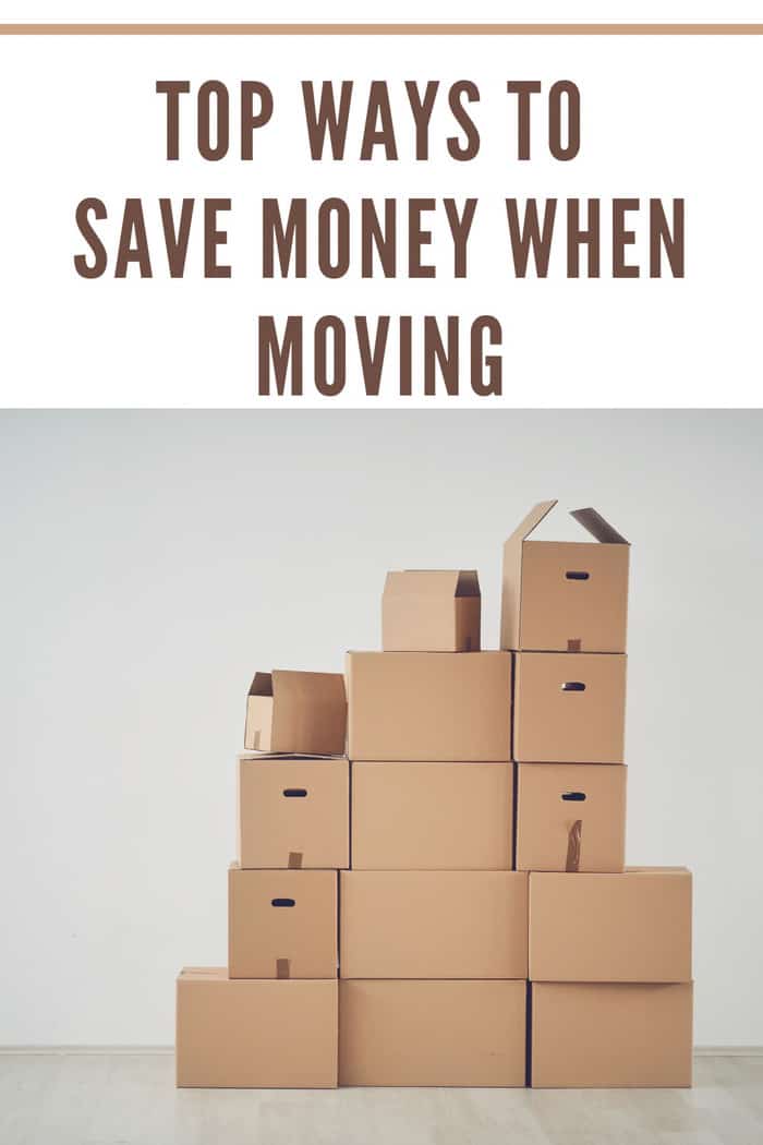 one of the top ways to save money when moving is to use used boxes