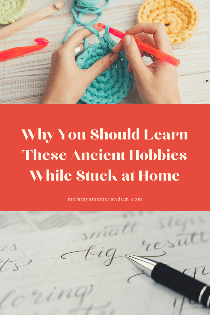 crochet and calligraphy ancient hobbies