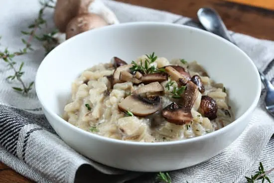Start to finish; the best Risotto takes 45 minutes, including the time to bring the Instant Pot to pressure.