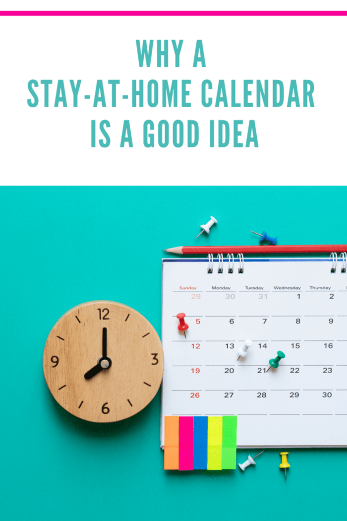 stay at home calendar