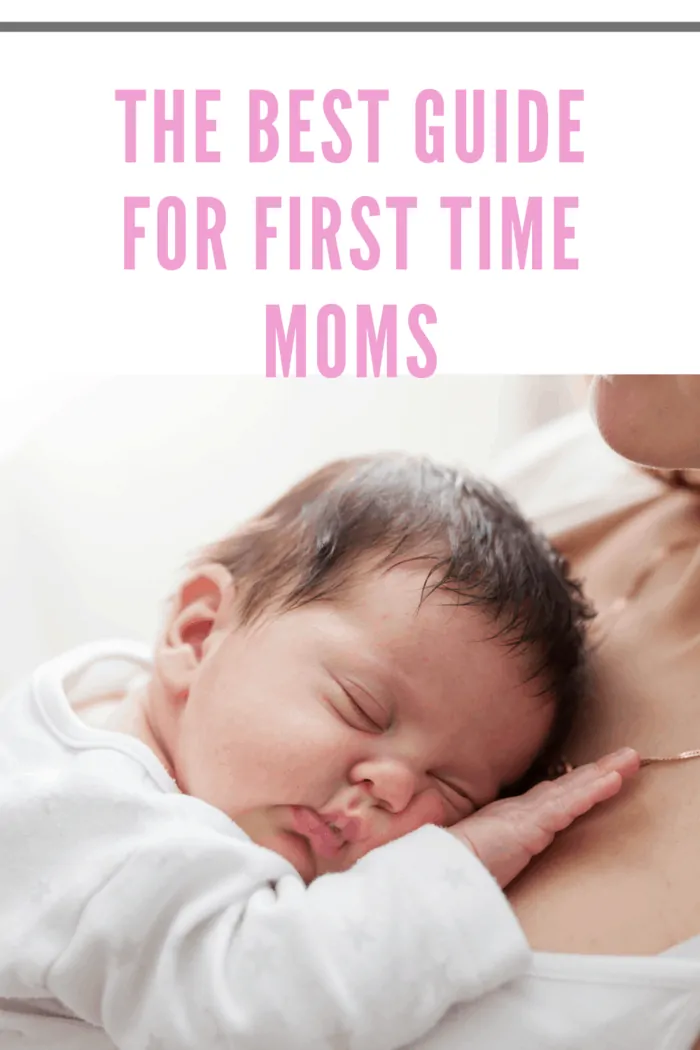 newborn resting on first time moms chest