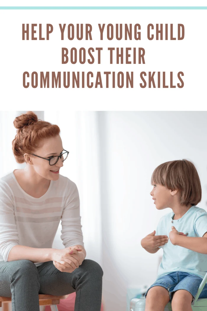 mother listening to son as he talks helping boost communication skills