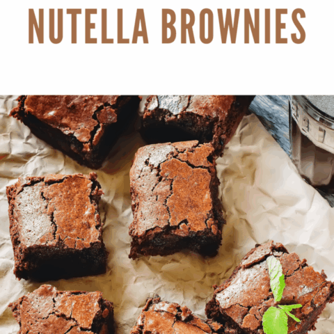 3 ingredient nutella brownies
