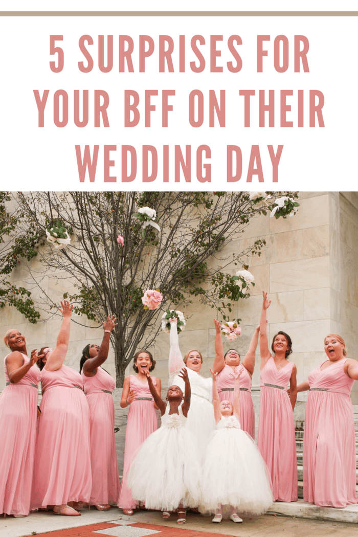 bridal part in blush pink dresses