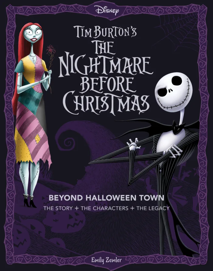 cover of Tim Burton Nightmare before Christmas Behind Halloween Town