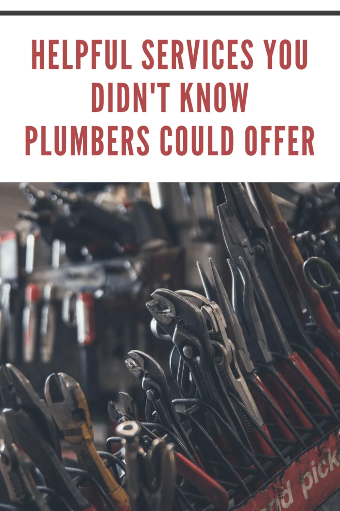 all kinds of wrenches and pliers for a plumber to use