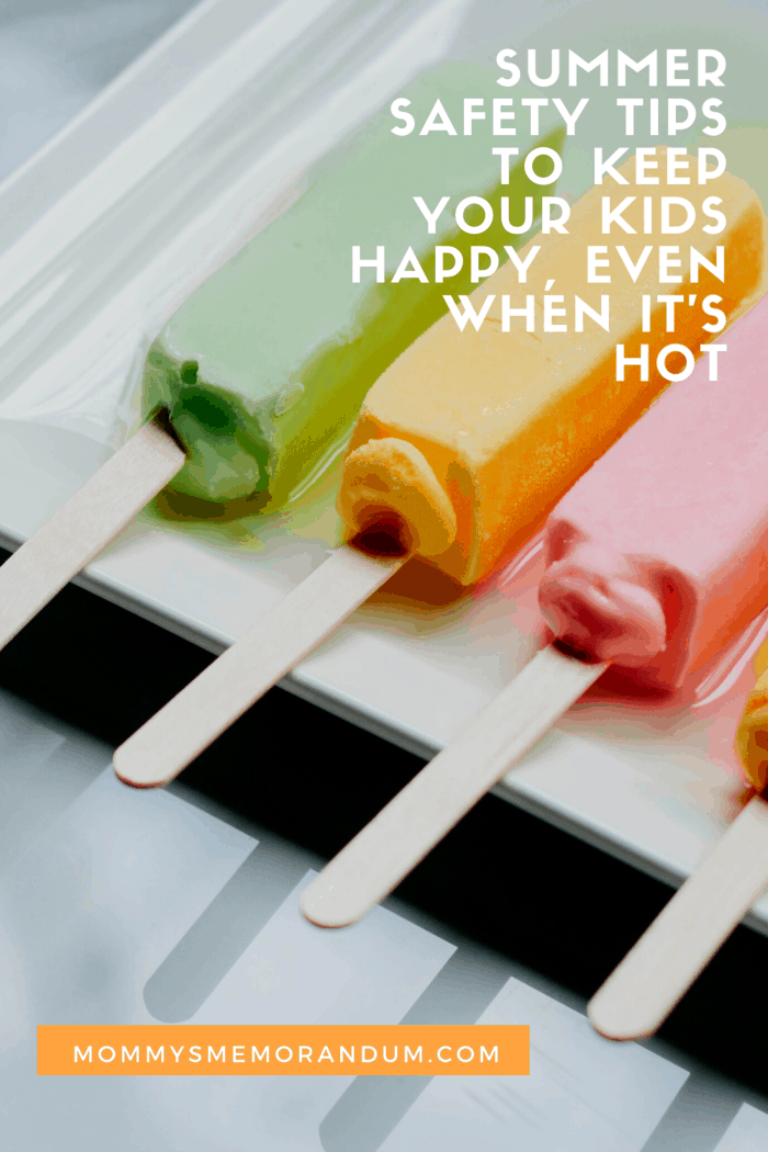 fruit popsicles on serving platter to keep kids cool and hydrated for summer fun