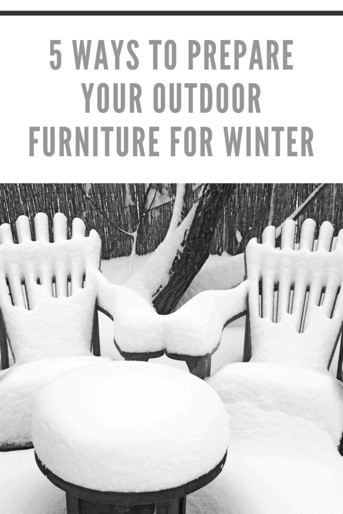 Outdoor Furniture For Winter, How To Prepare Outdoor Furniture For Winter