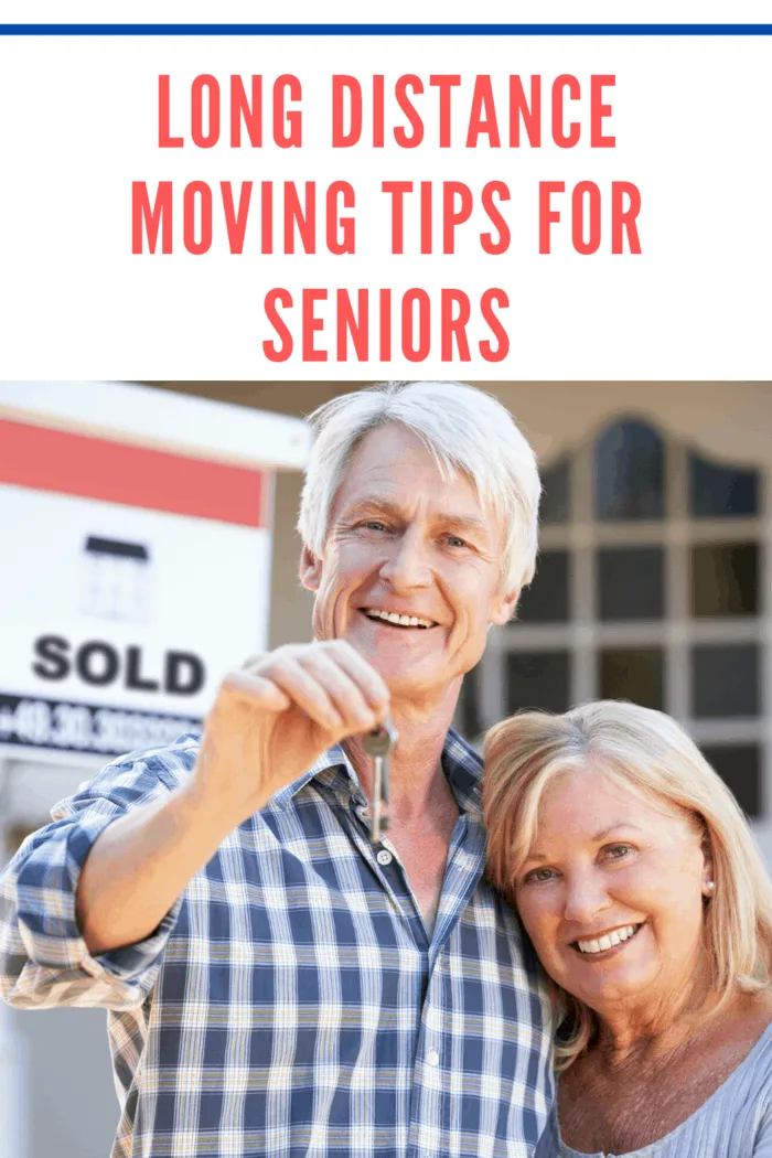 seniors moving holding keys after selling home