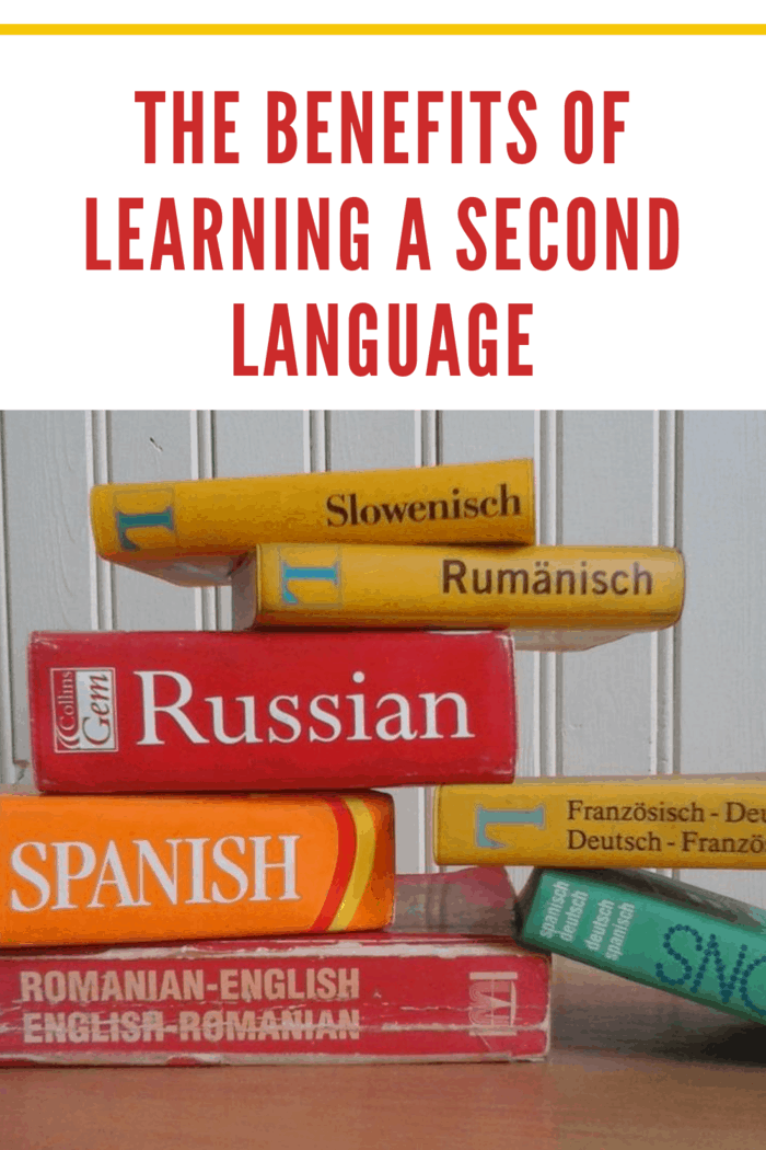 second language text books in spanish, russian, french, and others.