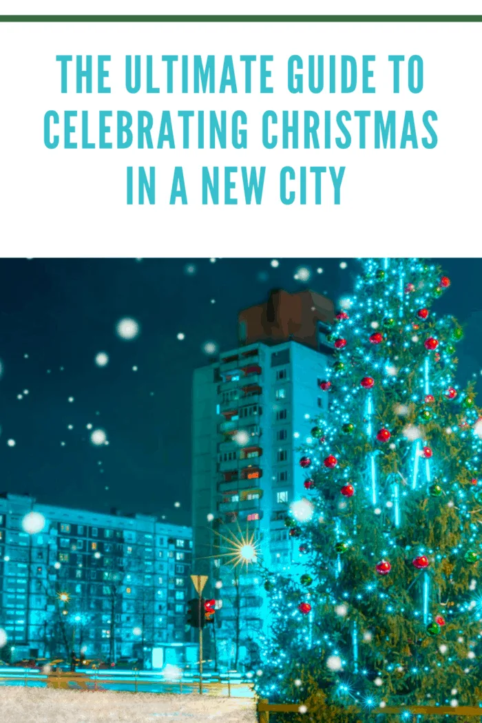 City christmas illuminations, Christmas night tree.